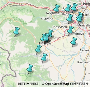 Mappa Viale Repubblica, 10064 Pinerolo TO, Italia (15.7555)
