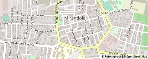 Mappa Mirandola