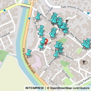 Mappa Piazza Aldo Moro, 44012 Bondeno FE, Italia (0.10357)