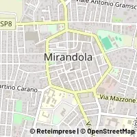 Hartă Mirandola