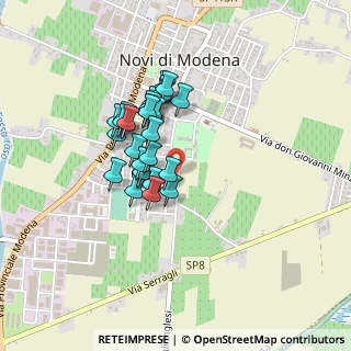 Mappa Via Giovanni Cimabue, 41016 Novi di Modena MO, Italia (0.31852)