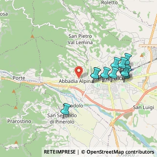 Mappa Via Don Giovanni Bosco, 10064 Pinerolo TO, Italia (1.94909)