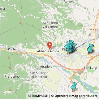Mappa Via Don Giovanni Bosco, 10064 Pinerolo TO, Italia (2.35667)