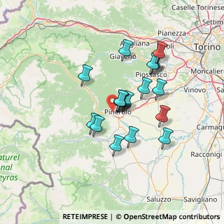 Mappa Via Don Giovanni Bosco, 10064 Pinerolo TO, Italia (11.21158)