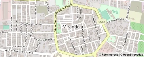 Mappa Mirandola