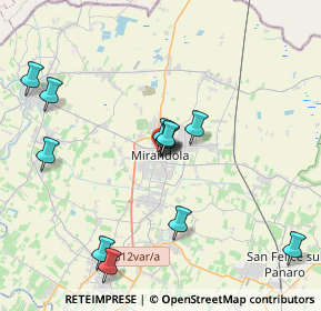 Mappa Galleria del Popolo, 41037 Mirandola MO, Italia (3.88583)