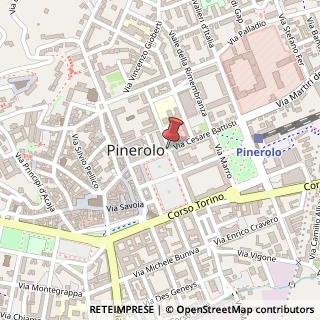 Mappa Piazza Vittorio Veneto, 8, 10064 Pinerolo, Torino (Piemonte)