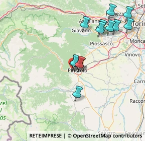 Mappa Via Beisone, 10064 Pinerolo TO, Italia (15.54615)