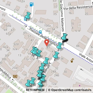 Mappa Via Felice Cavallotti, 44012 Bondeno FE, Italia (0.056)
