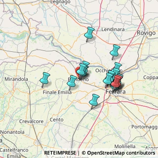 Mappa Via Felice Cavallotti, 44012 Bondeno FE, Italia (12.02)