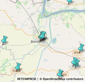 Mappa Via Giacomo Puccini, 44012 Bondeno FE, Italia (5.52714)