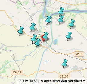 Mappa Via Giacomo Puccini, 44012 Bondeno FE, Italia (3.57727)