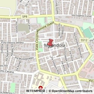 Mappa Via Giovanni Pico, 14, 41037 Mirandola, Modena (Emilia Romagna)