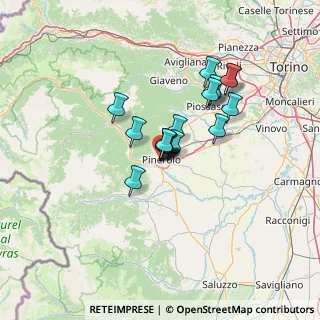 Mappa Via Silvio Pellico, 10064 Pinerolo TO, Italia (9.43556)