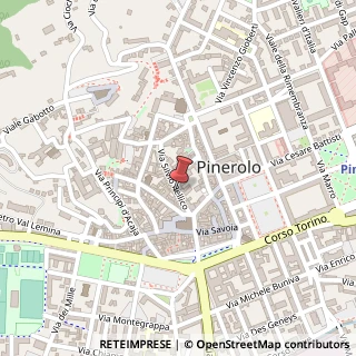 Mappa Via Silvio Pellico, 21, 10064 Pinerolo, Torino (Piemonte)