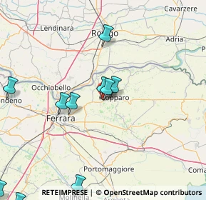 Mappa Strada Argine Canale Naviglio Tronco Ovest, 44034 Copparo FE, Italia (34.44842)