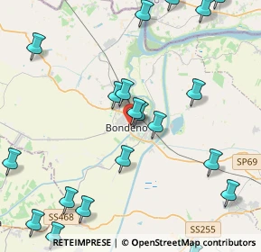 Mappa Via della Repubblica, 44012 Bondeno FE, Italia (5.471)