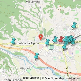 Mappa Via del Tiro a Segno, 10064 Pinerolo TO, Italia (1.29077)
