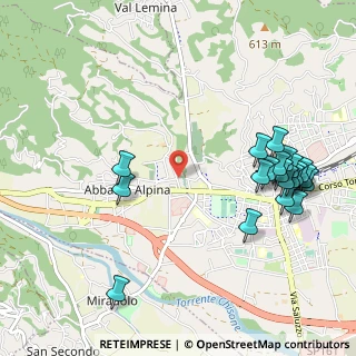 Mappa Via del Tiro a Segno, 10064 Pinerolo TO, Italia (1.2335)