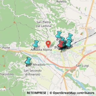 Mappa Via del Tiro a Segno, 10064 Pinerolo TO, Italia (1.41368)