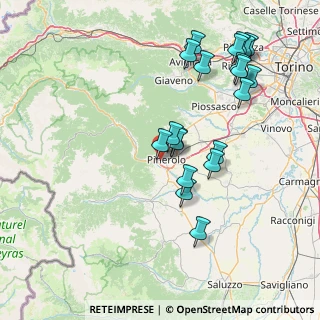 Mappa Via del Tiro a Segno, 10064 Pinerolo TO, Italia (16.386)