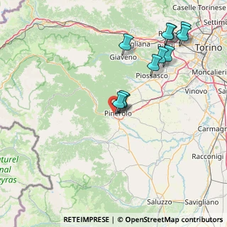 Mappa Via del Tiro a Segno, 10064 Pinerolo TO, Italia (16.93909)