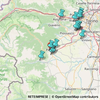 Mappa Via del Tiro a Segno, 10064 Pinerolo TO, Italia (17.868)