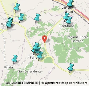 Mappa SP 10, 14012 Ferrere AT (2.674)