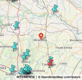 Mappa 41037 Mirandola MO, Italia (27.643)