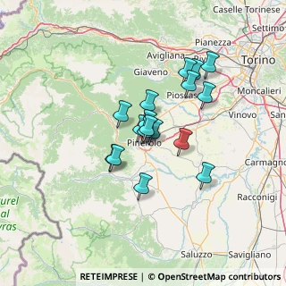 Mappa Via Archibugieri, 10064 Pinerolo TO, Italia (9.87824)