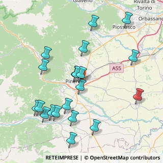Mappa Via G. Rampini, 10064 Pinerolo TO, Italia (9.013)