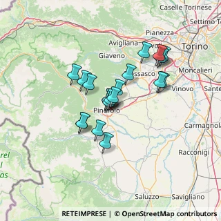 Mappa Via G. Rampini, 10064 Pinerolo TO, Italia (10.5865)