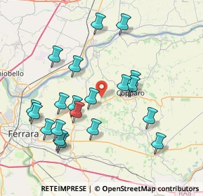 Mappa Via Generale Carlo Alberto Dalla Chiesa, 44034 Copparo FE, Italia (8.037)