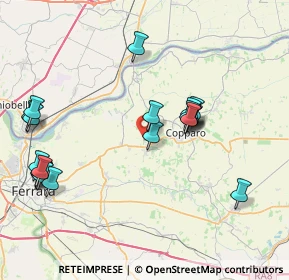 Mappa Via Generale Carlo Alberto Dalla Chiesa, 44034 Copparo FE, Italia (8.894)