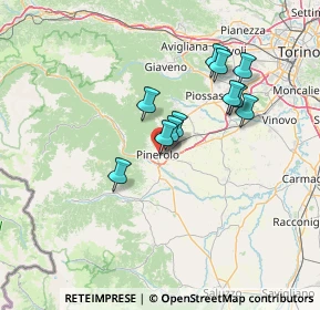 Mappa Piazza Garibaldi, 10064 Pinerolo TO, Italia (11.46091)