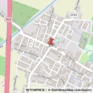 Mappa Via Mafalda di Savoia, 17/a, 42047 Colorno, Parma (Emilia Romagna)