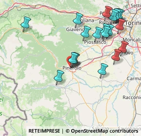 Mappa Via Ortensia di Piossasco, 10064 Pinerolo TO, Italia (18.001)