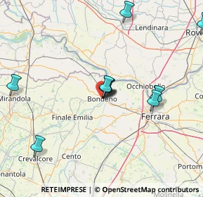 Mappa Via Giacomo Leopardi, 44012 Bondeno FE, Italia (28.8175)