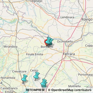 Mappa Via Giacomo Leopardi, 44012 Bondeno FE, Italia (30.0025)