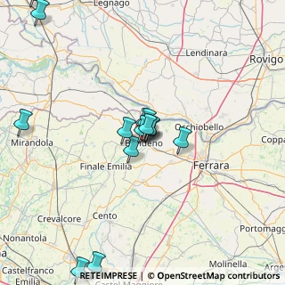 Mappa Via Giacomo Leopardi, 44012 Bondeno FE, Italia (15.10429)