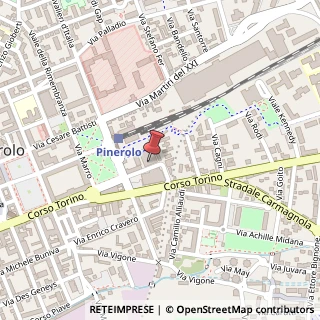 Mappa Viale Mamiani, 11, 10064 Pinerolo, Torino (Piemonte)