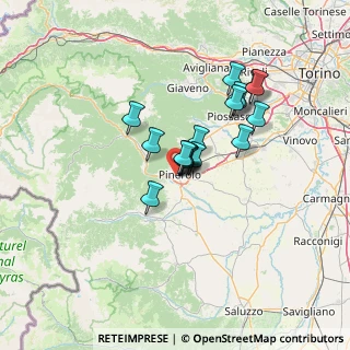Mappa Via San Pietro V. L., 10064 Pinerolo TO, Italia (9.84889)