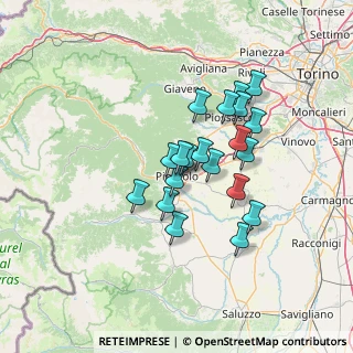 Mappa Via del Pino, 10064 Pinerolo TO, Italia (10.919)