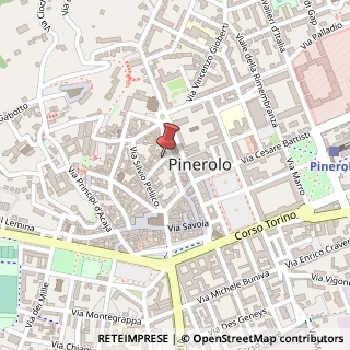 Mappa Via Vescovado, 6, 10064 Pinerolo, Torino (Piemonte)
