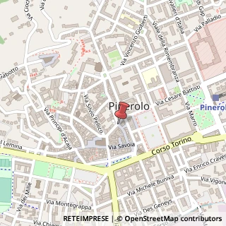 Mappa Via del Duomo, 23, 10064 Pinerolo, Torino (Piemonte)