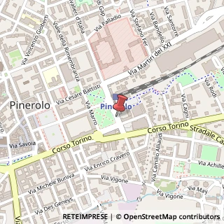 Mappa Piazza Giuseppe Garibaldi, 24, 10064 Pinerolo, Torino (Piemonte)