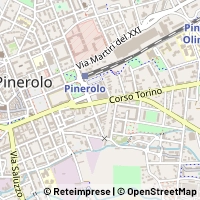 Kaart Pinerolo