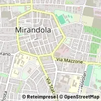 Karte Mirandola