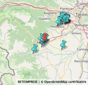 Mappa Via Rodi, 10064 Pinerolo TO, Italia (13.907)