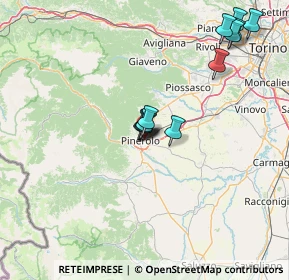 Mappa Via Rodi, 10064 Pinerolo TO, Italia (14.115)